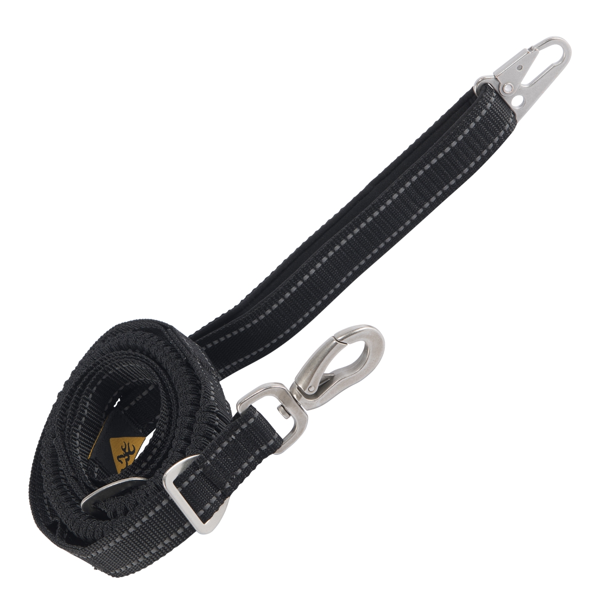 P000026200199 6 Ft. X 1 In. Shock Absorbing Control Dog Leash - Black