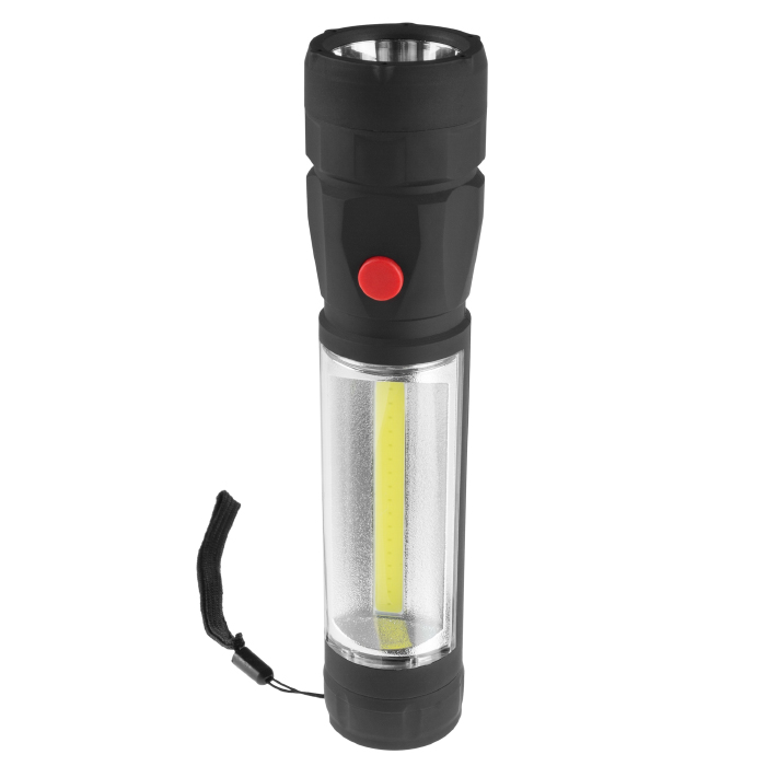 75-wl2039 100 Lumen Led Flashlight With Magnetic Base & Carrying Strap, Black
