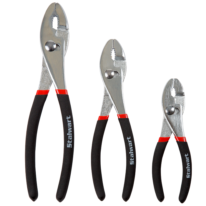 75-ht3004 Utility Slip Joint Plier Set With Storage Pouch, 3 Piece