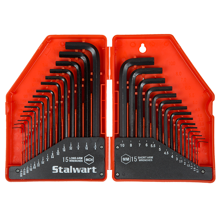 75-ht3010 Combo Sae & Metric Hex Keys Wrench Set - 30 Piece