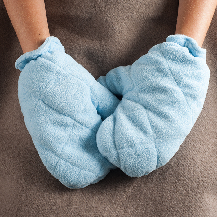 80-5132 Heat Therapy Mittens, Blue - Pair