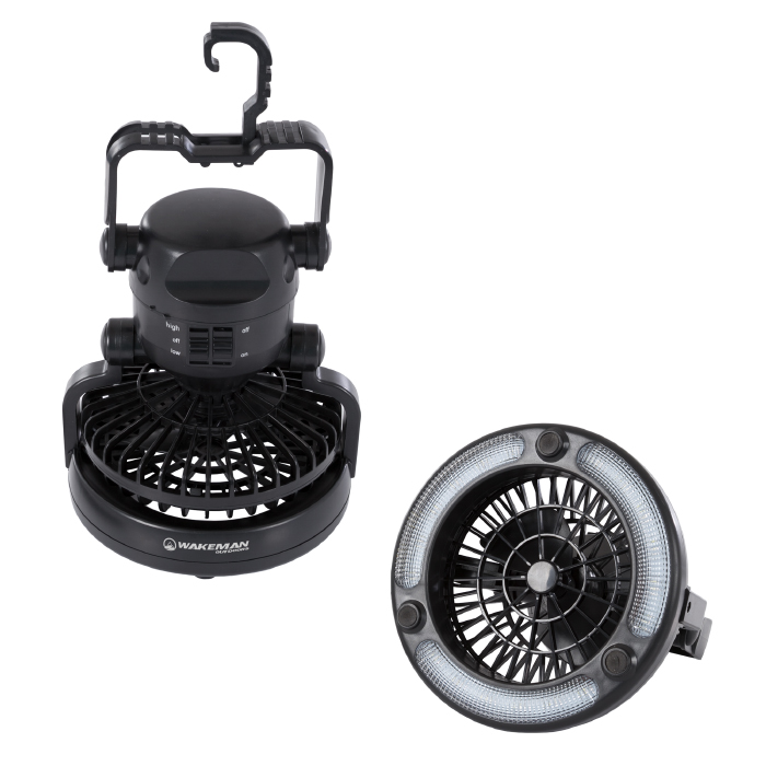 75-cmp1026 2 In 1 Battery Powered Fan & Led Lantern