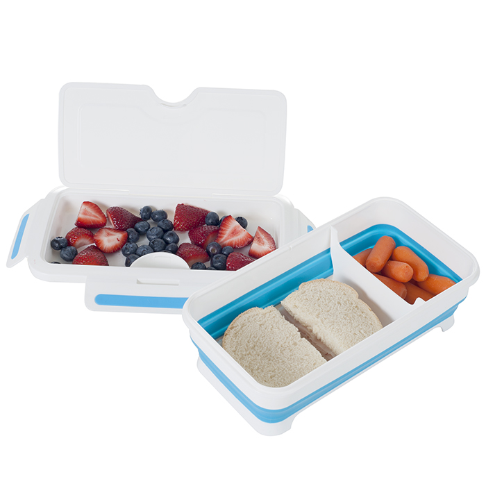 82-hh094 Rectangular Expandable Lunch Box With Dividers