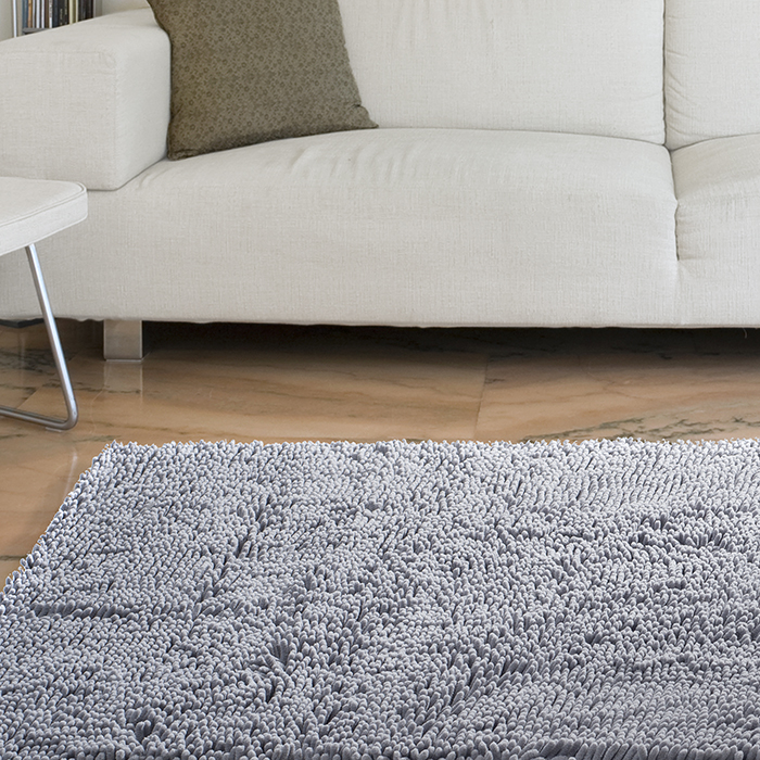 Lavish Home 67-12-g 21 X 36 X 1 In. High Pile Shag Rug Carpet - Gray