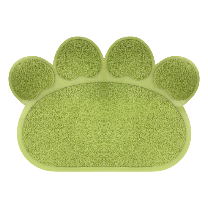 Petmaker 80-pet6071 23 X 17.5 In. Non Slip Food & Litter Mat For Dogs & Cats, Green