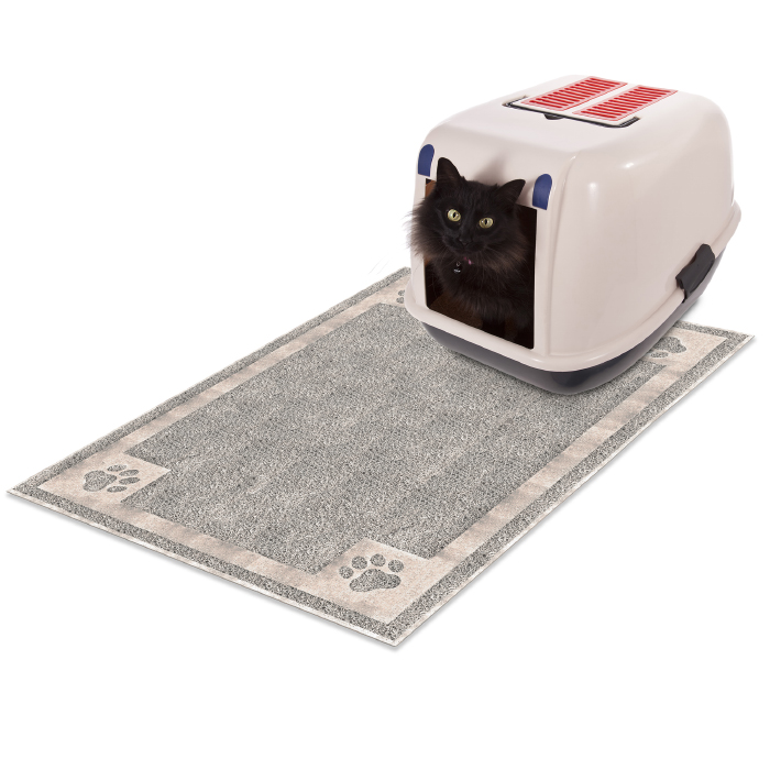 Petmaker 80-pet6069 35 X 23.5 In. Non Slip Litter & Food Mat For Cats & Dogs