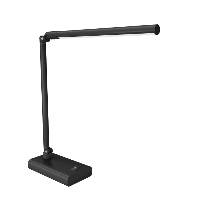 Lavish Home 72-392-b 100-240v Led Contemporary Desk Lamp, Black