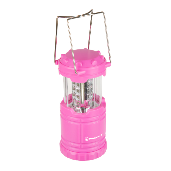 75-cl1010 Collapsible & Portable Led Outdoor Camping Lantern Flashlight - Pink