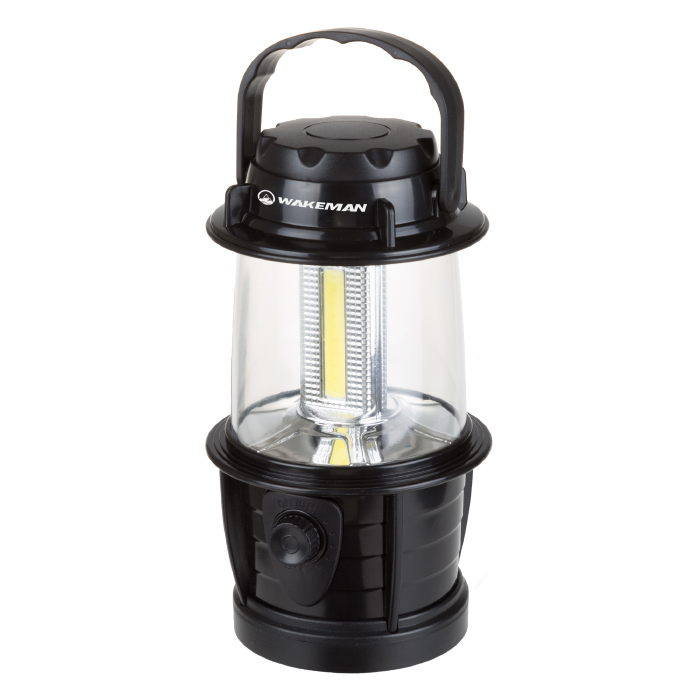 75-cl1011 Adjustable Led Cob Outdoor Camping Lantern Flashlight - Black