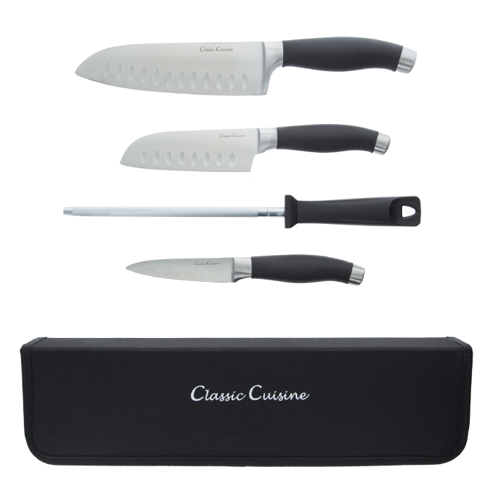 82-25050 Professional Chef Stainless Steel Knife Set - 5 Piece