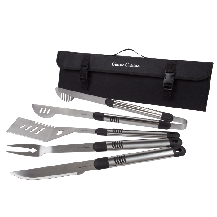 82-250tc06 Bbq Grill Tools Stainless Steel Set - 5 Piece
