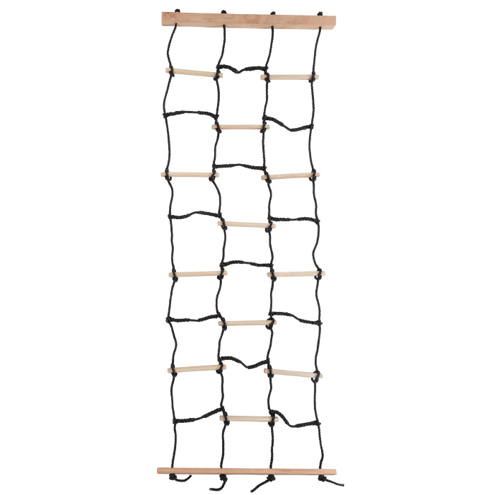 80-sa-204 Kids Climbing Cargo Net With Nylon Rope & Wooden Dowels