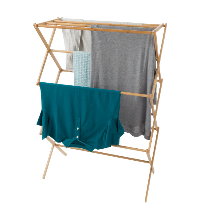 83-68 Bamboo Clothes Drying Rack