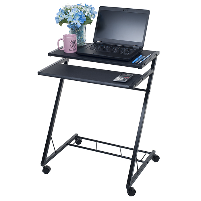80-ct10080 Mobile Rolling Cart Compact Computer Desk