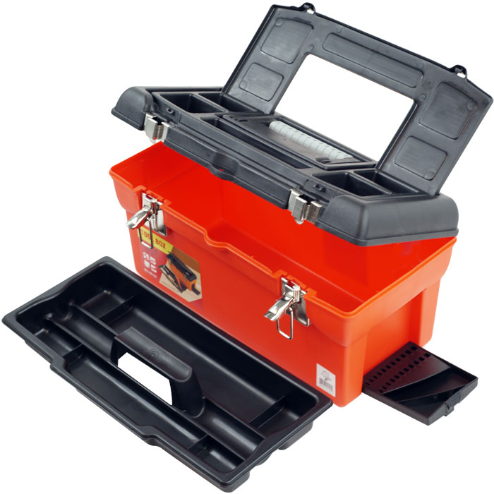 75-20105a 16.5 In. Utility Tool Box With 7 Compartments & Tray