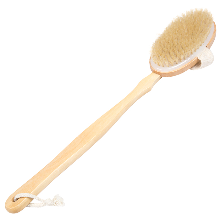 72-1000 Exfoliating Natural Bristle Long Handled Back & Body Brush