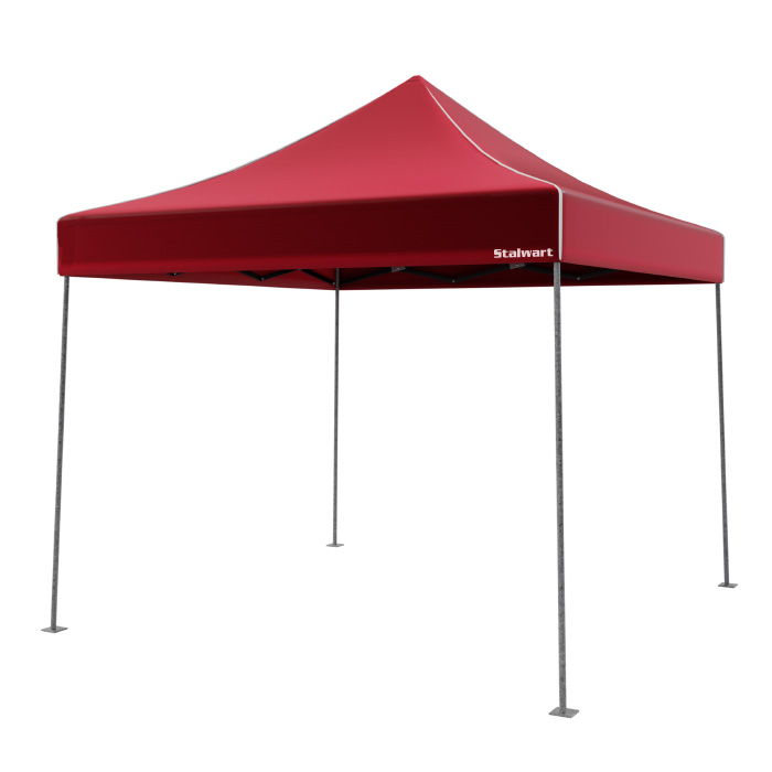 80-14-r 10 X 10 In. Canopy Tent Outdoor Party Shade - Red