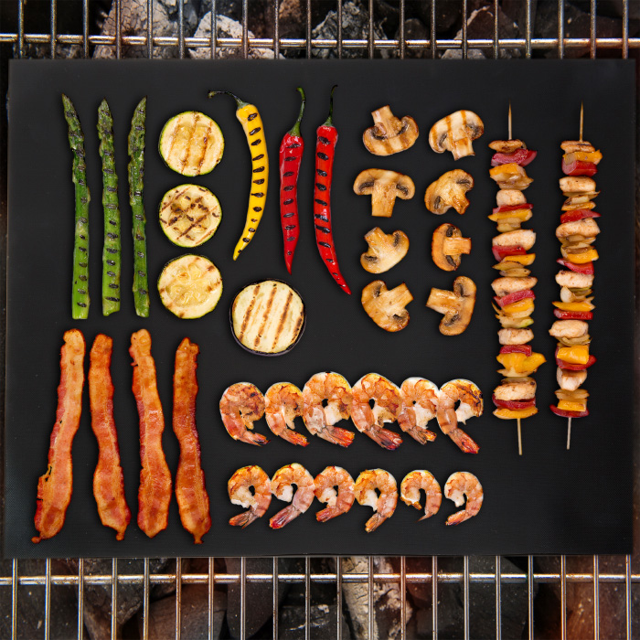 82-30x40 16 X 13 In. Classic Cuisine Non-stick Reusable Bbq Grill Mat - Set Of 2