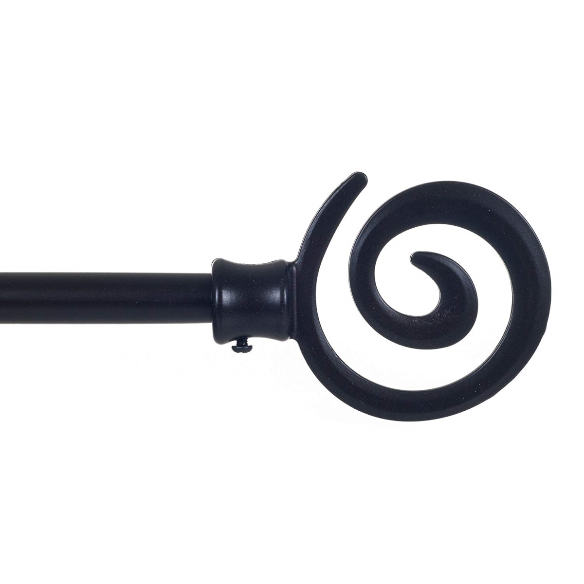 63a-06615 Spiral Curtain Rod, Rubbed Bronze - 0.75 In.