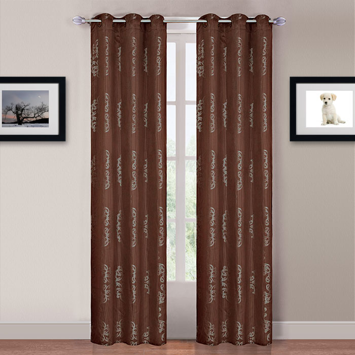 63a-87341 Amazon Katrina 2 Panel Grommet Curtains