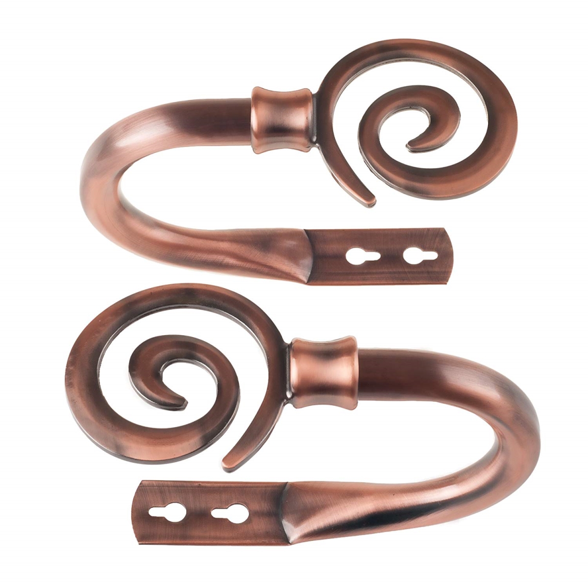 63a-87357 Spiral Holdback, Rubbed Bronze - Pack Of 2