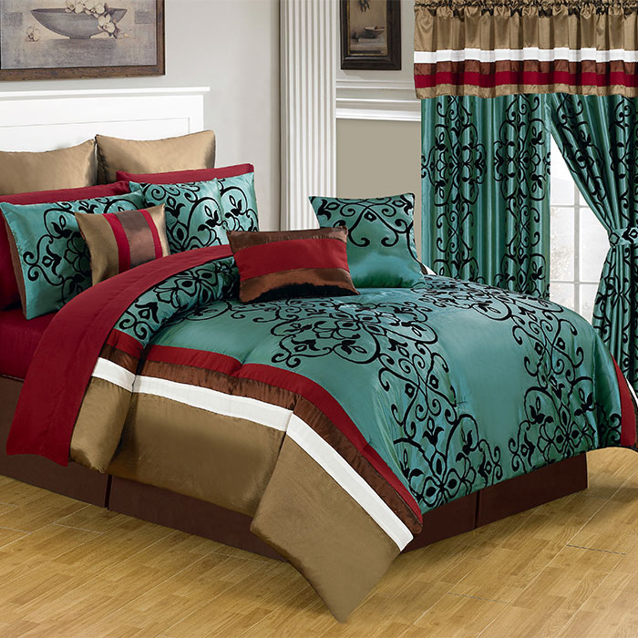 66a-04802 25 Piece Room-in-a-bag Eve Bedroom Set - King Size