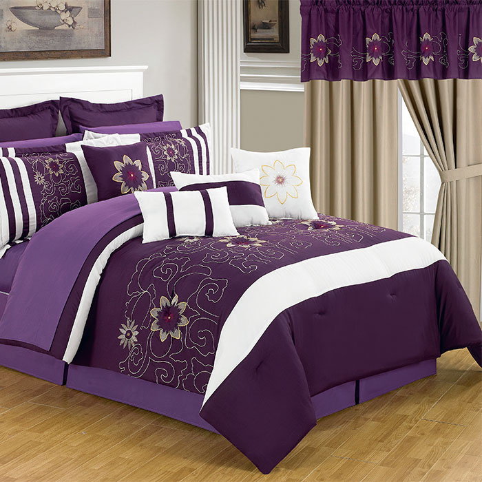 66a-04833 25 Piece Room-in-a-bag Amanda Bedroom - King Size