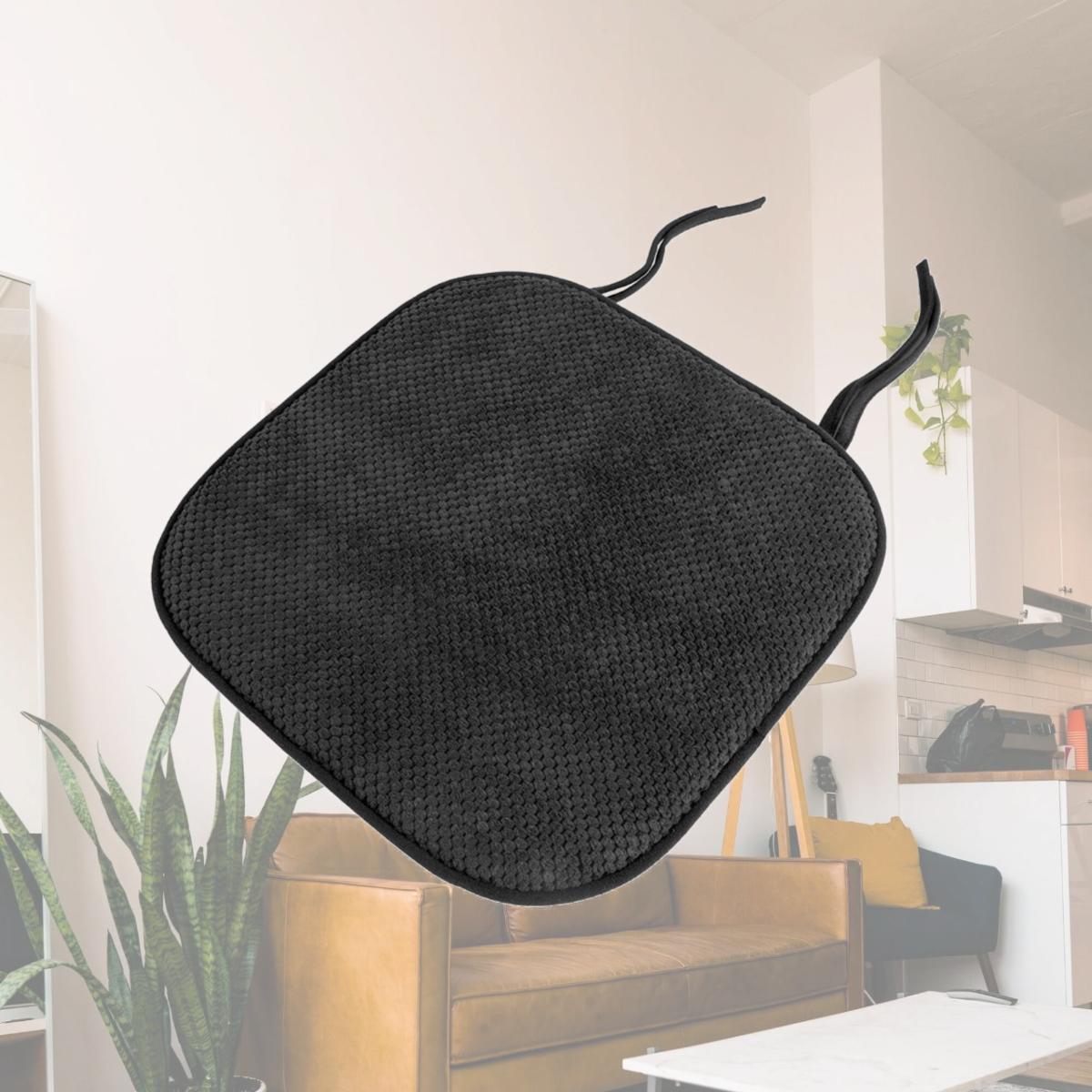 Picture of Bedford Home 69A-26175 Chair Pad - Charcoal