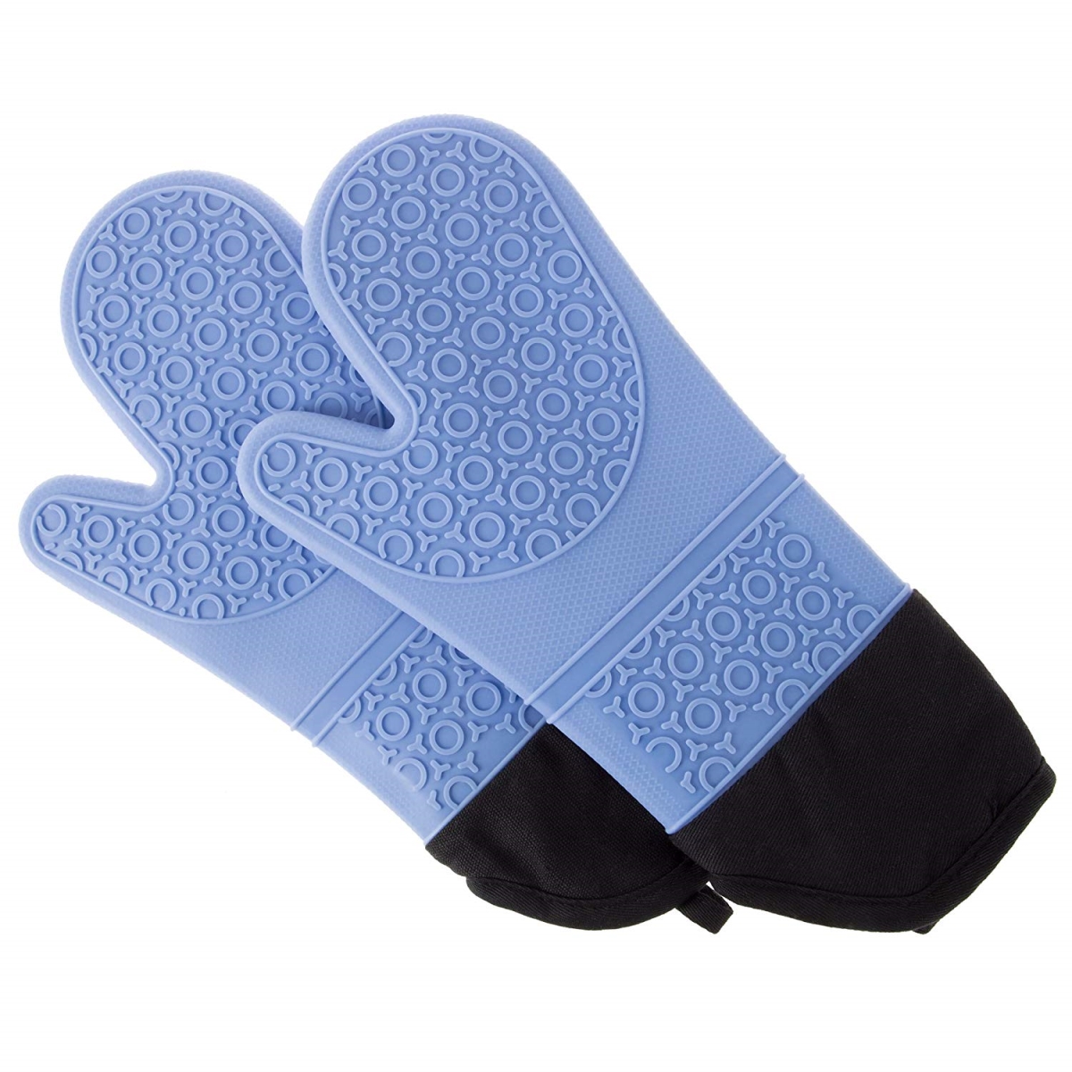 69a-64445 Silicone Oven Mitts - Blue