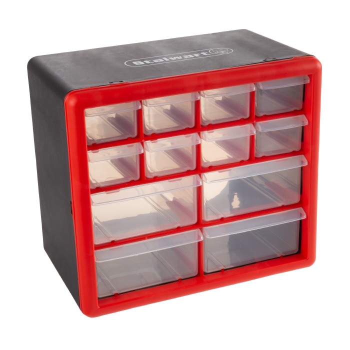 75-st6067 Storage Drawers-12 Compartment Organizer Desktop Or Wall Mount Container