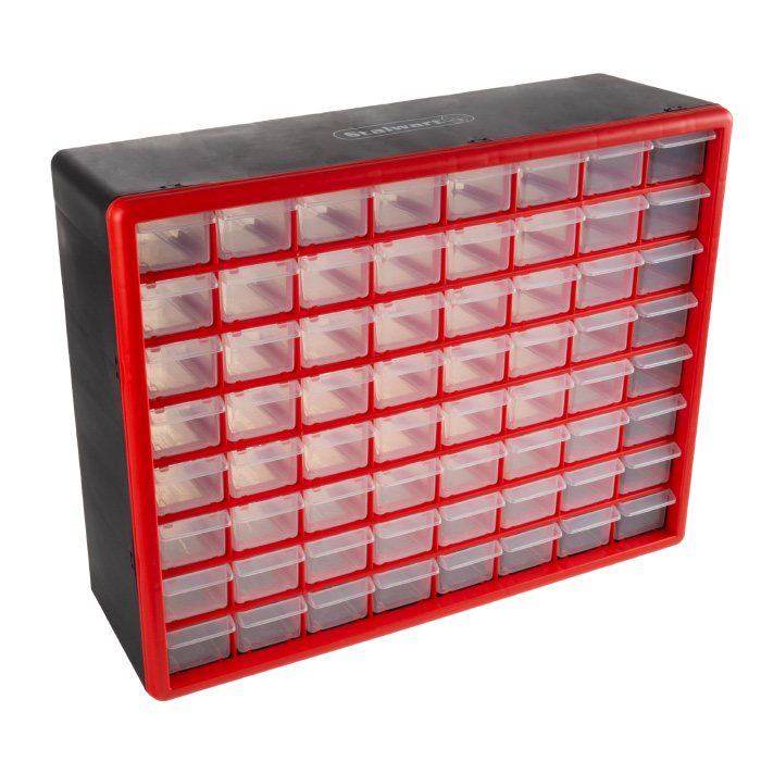 75-st6072 64 Compartment Organizer Desktop Storage Drawers