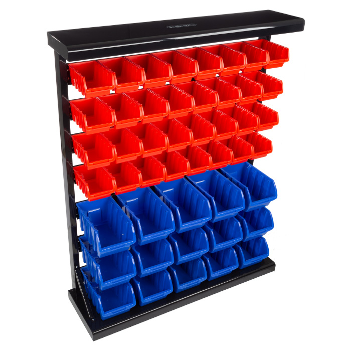 75-st6079 47 Bin Storage Rack Organizer-wall Mountable Container With Removeable Drawers For Tools