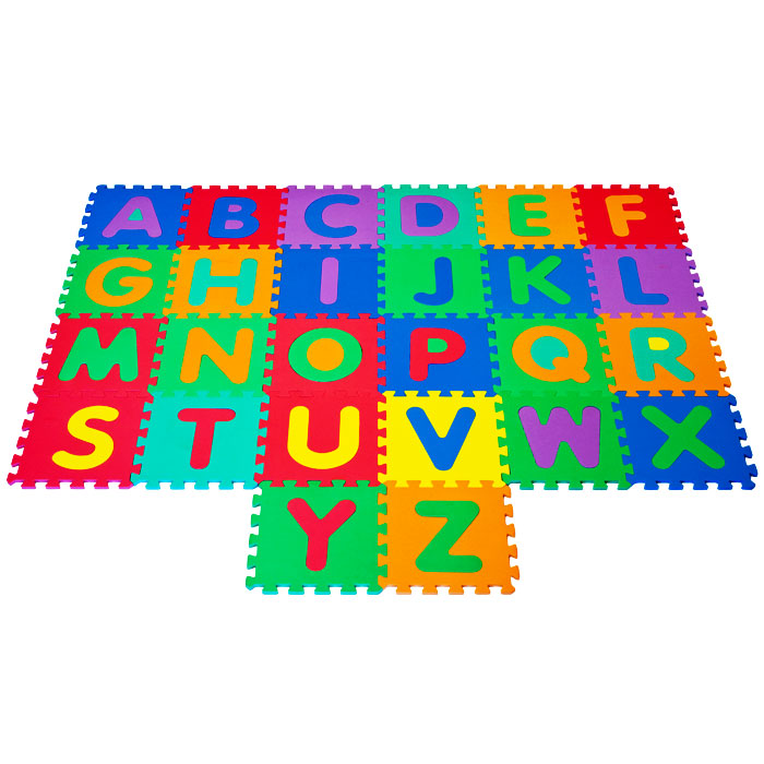 80-31515 Interlocking Foam Tile Play Mat With Letters