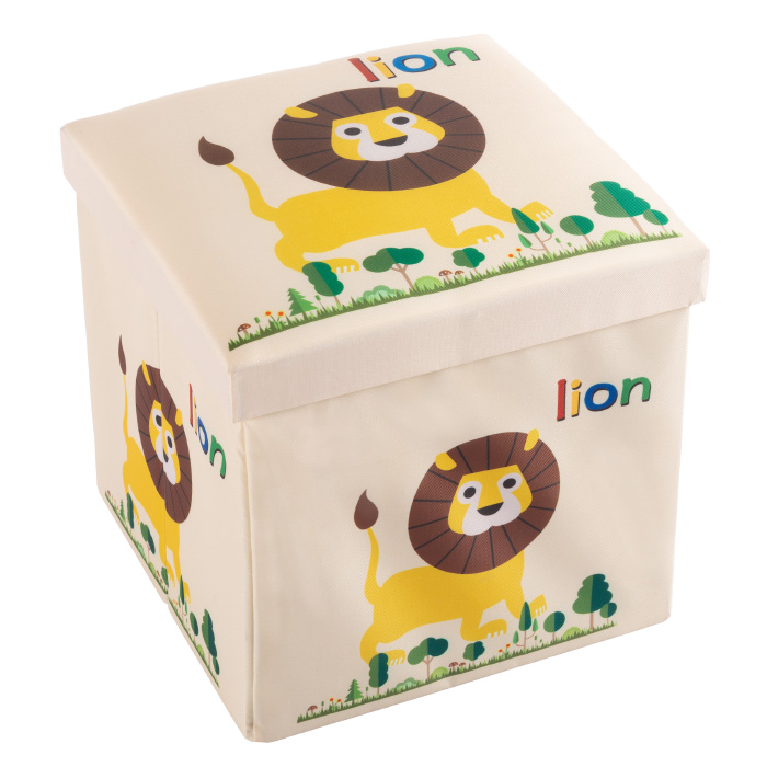 80-60011d Cushion Top Collapsible Toy Box & Ottoman