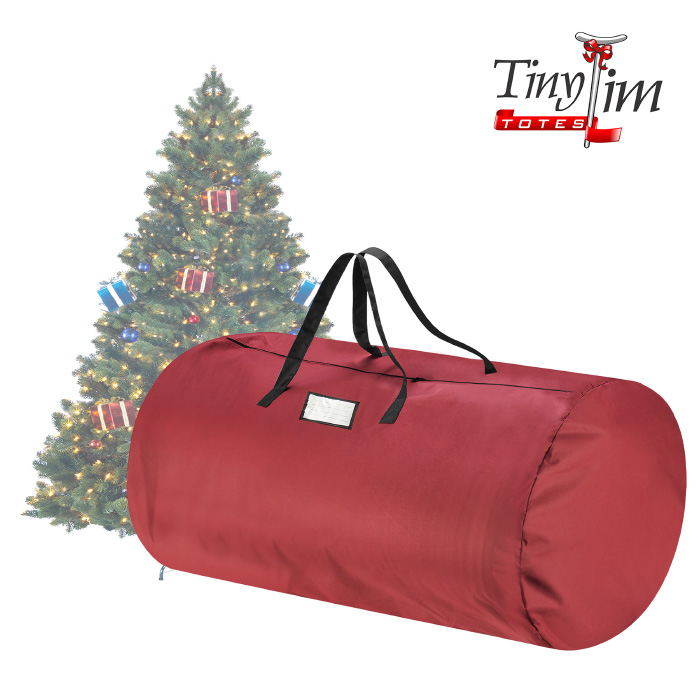 83-dt5563 5700 Canvas Christmas Tree Storage Bag - Extra Large - 12 Ft. Tree - Red