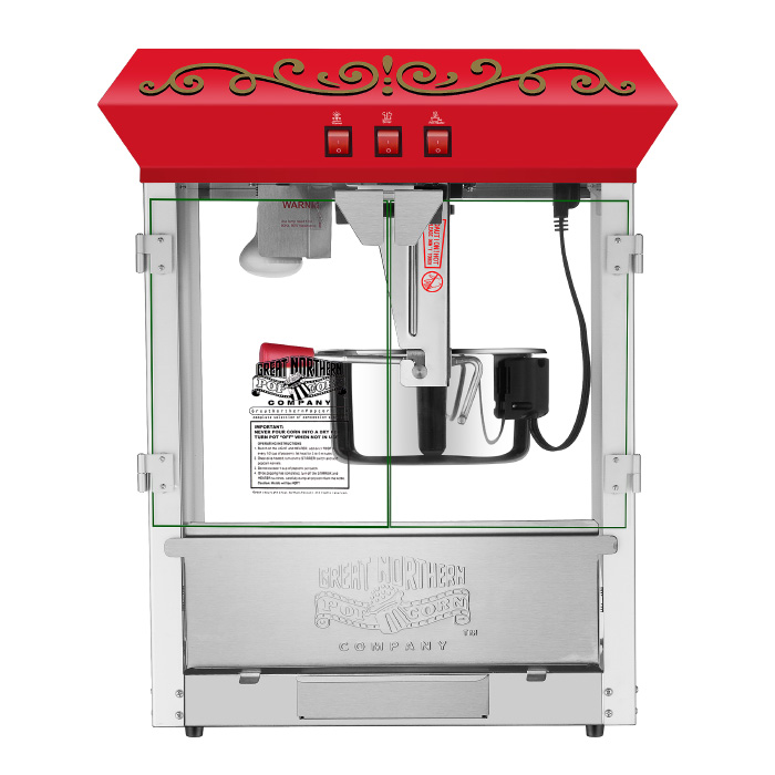83-dt5597 5990 10 Oz Perfect Popper Countertop Style Popcorn Machine - Red