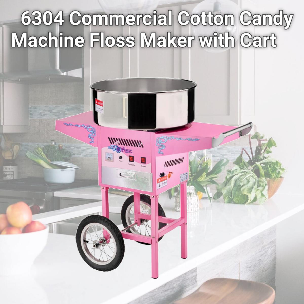 Picture of Great Northern Popcorn 83-DT5694 6304 Commercial Cotton Candy Machine Floss Maker with Cart