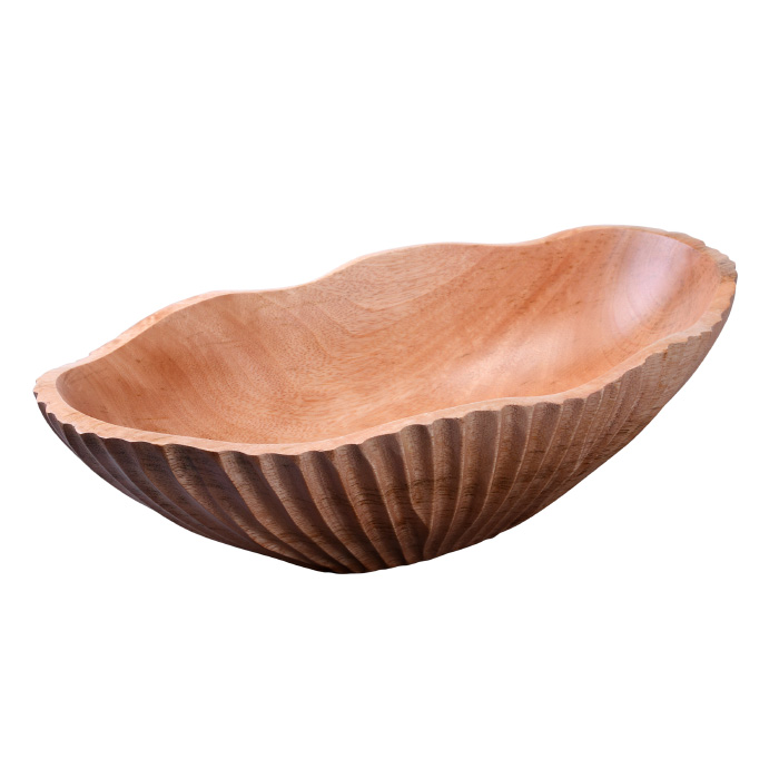 83-dt5888 Handmade 14 X 8 In. Mango Wood Decorative Serving Bowl