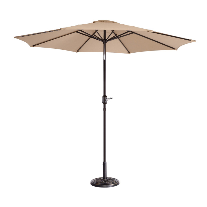 83-out5442 9 Ft. Outdoor Patio Umbrella With 8 Ribs - Beige