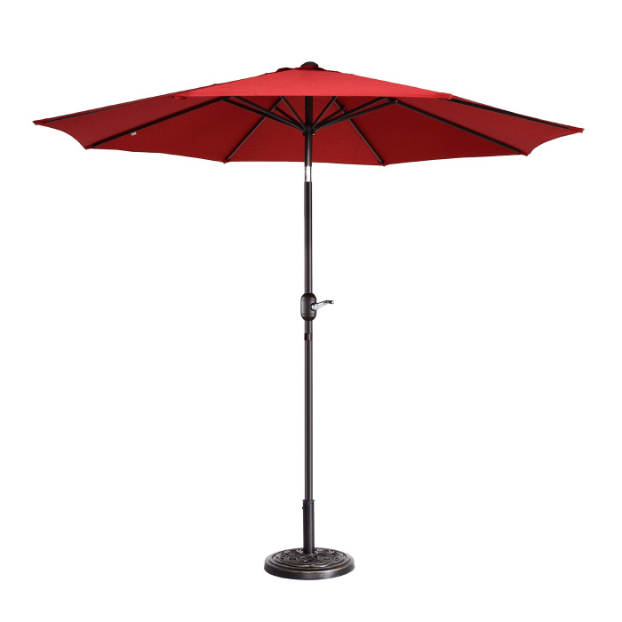 83-out5445 9 Ft. Outdoor Patio Umbrella With 8 Ribs - Red