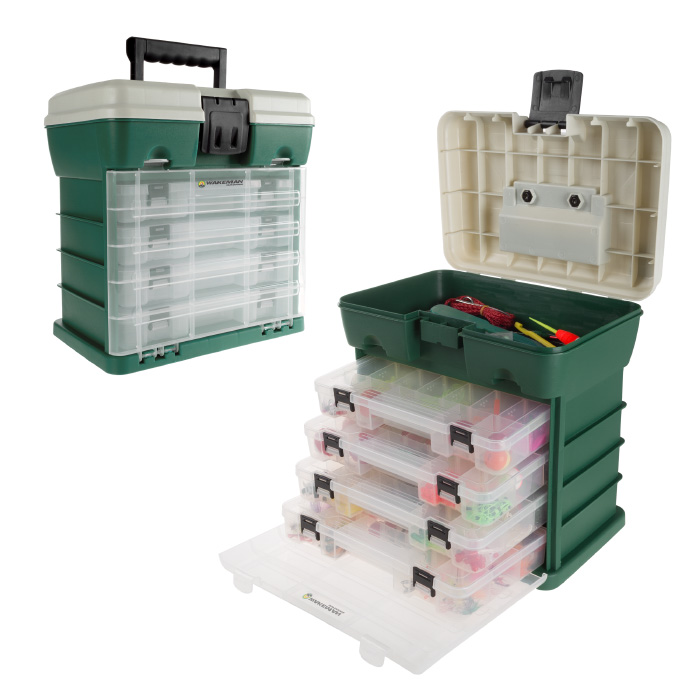 80-fsh5035 Durable Organizer 4 Drawers Storage & Tool Box - Green