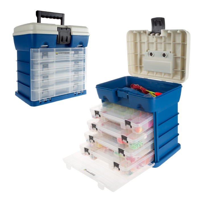 80-fsh5036 Durable Organizer 4 Drawers Storage Tool Box - Dark Blue