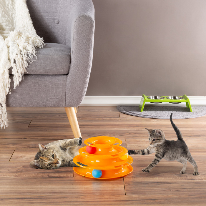 Petmaker 80-pet6137 Interactive Cat Toy Ball Roller Tower