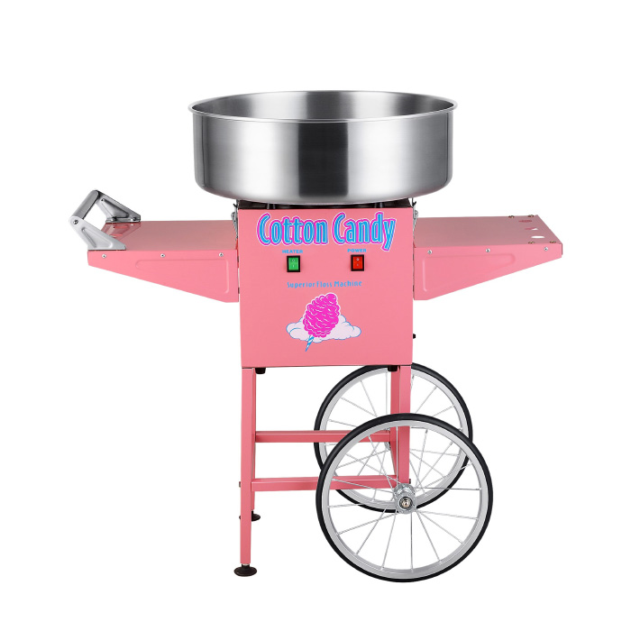 82-p088 Popcorn Cotton Candy Machine Floss Maker With Cart