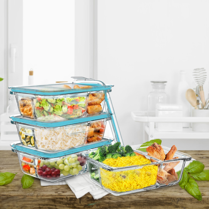 83-143 Glass Food Storage Containers - Pack Of 4