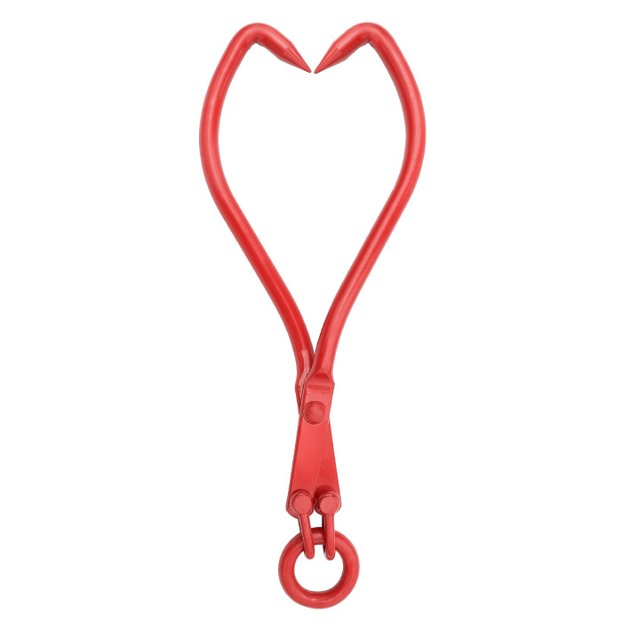 83-dt5205 1912 Skidding Tongs With Ring, Red - 16 In.