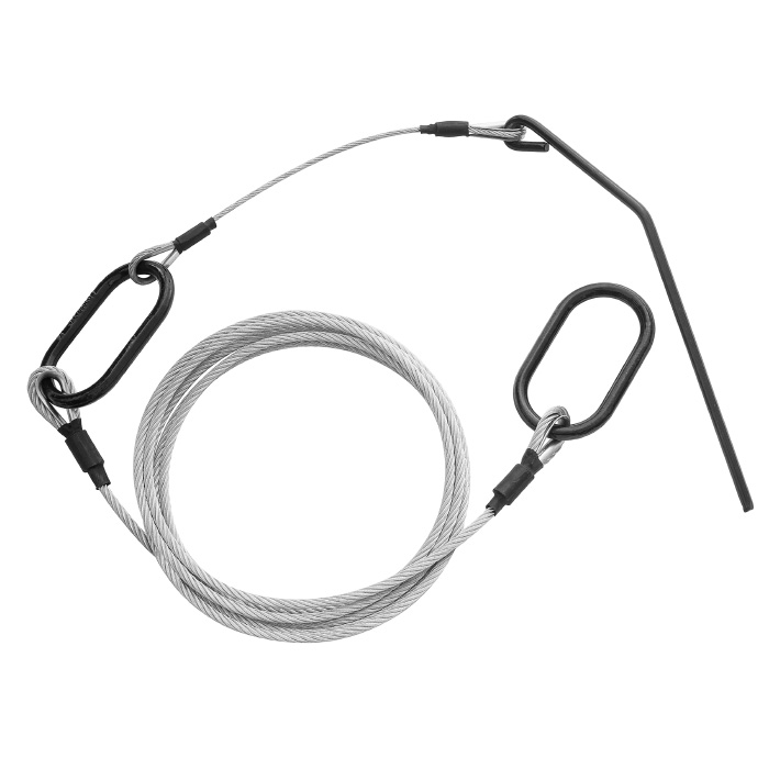 83-dt5218 1938 Log Choker Cable Toe Ring - 15 Ft.