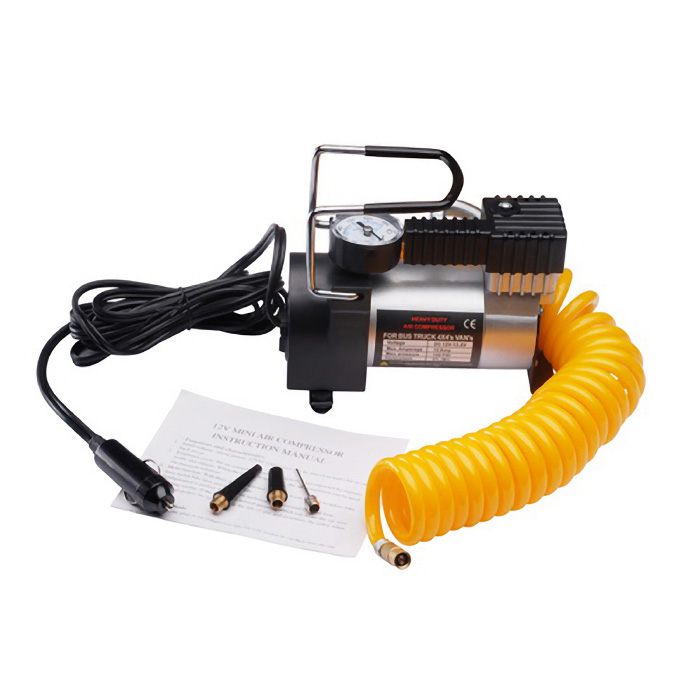UPC 885852011660 product image for 83-DT5272 2145 Heavy Duty 12V Electric Tire Air Pump with Gauge for Bike or Auto | upcitemdb.com