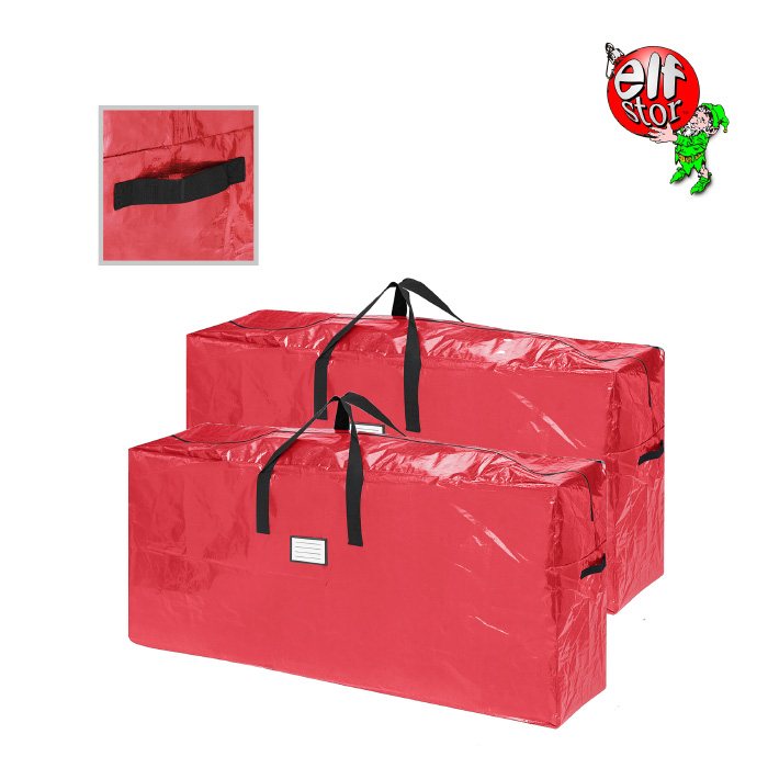83-dt5517 5070 Christmas Tree Bag Extra Large For Up To 9 Ft., Red - Pack Of 2