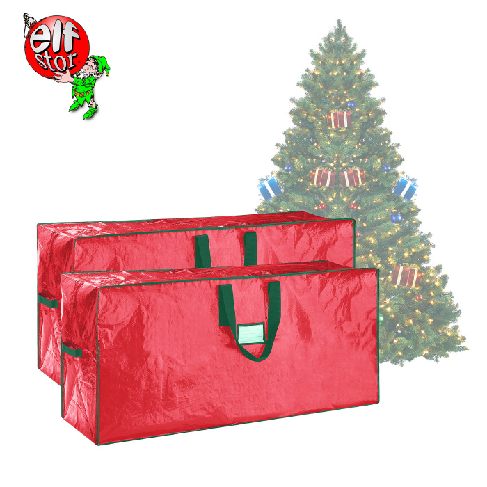 83-dt5524 Christmas Tree Storage Bags, Red - Large - Pack Of 2
